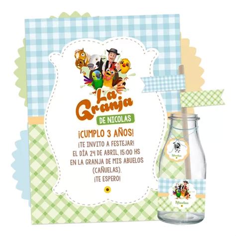 Kit Imprimible La Granja De Zen N Var N Cumple Personalizado