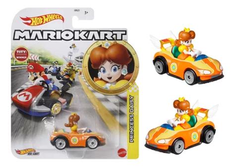 Hot Wheels Mario Kart Princesa Princess Daisy Gbg2525 Raro Parcelamento Sem Juros