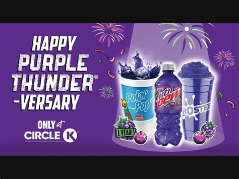 Circle K® Celebrates Mtn Dew® Purple Thunder® Thunderversary