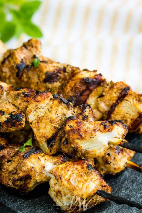 Grilled Chicken Shawarma Skewers