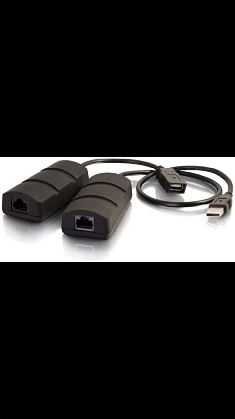 C2G 29338 USB 1 1 Over Cat5 Superbooster Extender Dongle Kit EBay