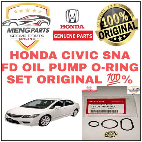 ORIGINAL 💯% HONDA CIVIC SNA FD OIL PUMP O-RING SET 15101-RNA-A00 ...