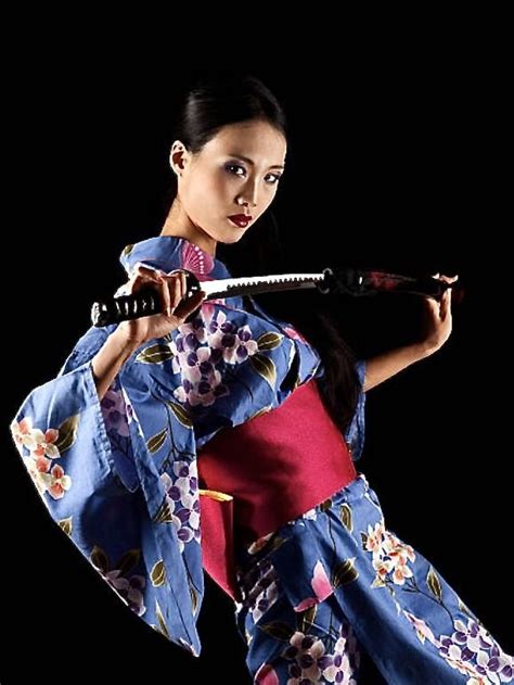 Theblindninja Female Samurai Samurai Poses Warrior Woman