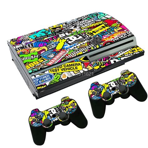 Oststicker Vinyl Skin Sticker Protector For Sony Ps Fat Playstation