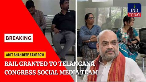 Hyderabad Police Nab 5 For Sharing Fake Amit Shah Video Indtoday