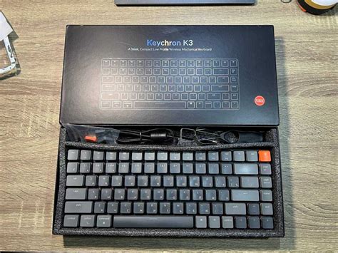 Механічна клавіатура Keychron K3 Optical Hot Swappable Blue Switches 2 400 грн