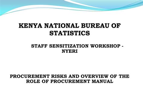 Kenya National Bureau Of Statistics Ppt Video Online Download