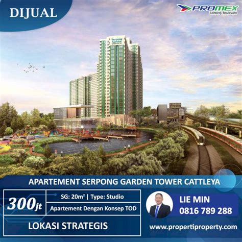 APARTEMENT SERPONG GARDEN TOWER CATTLEYA Dijual Co Id