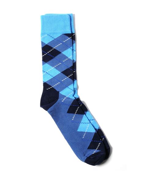 Happy Socks Blue Argyle Socks With Images Argyle Socks