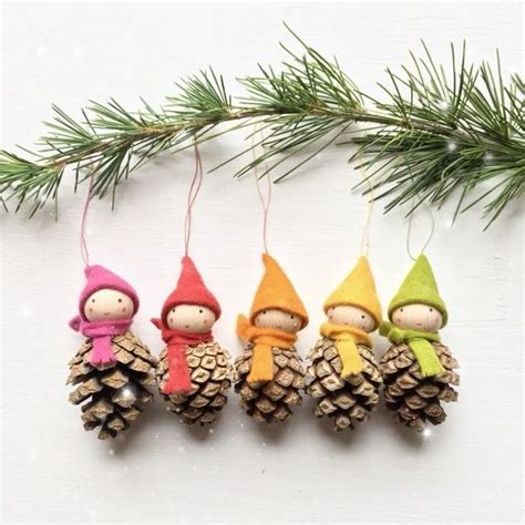 How To Make Pine Cone Gnome Ornaments Simplemost Happy Christmas Eve