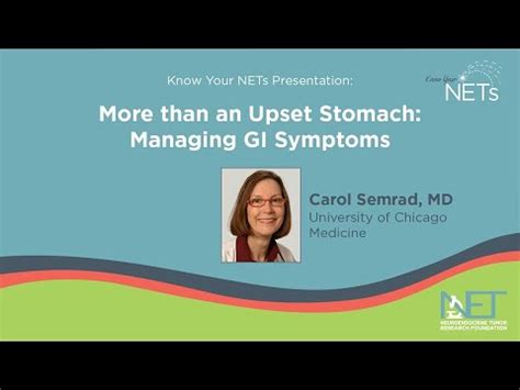 More Than An Upset Stomach Managing GI Symptoms Carol Semrad MD