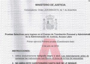 Tramitaci N Procesal Ex Menes De Convocatorias Anteriores Con Respuestas