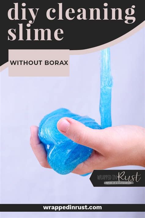 Diy Cleaning Slime Wrapped In Rust Diy Cleaning Products Diy Car