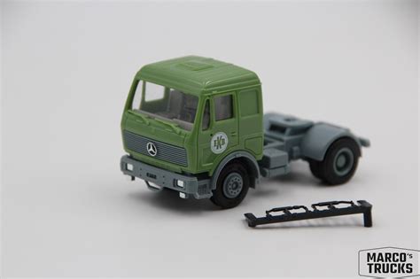 Herpa MB Mercedes NG Zugmaschine grün grau EKB Kieserling Spedition