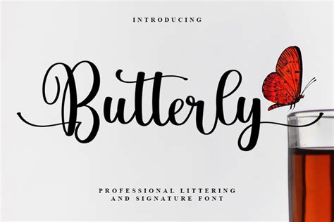 Butterfly Font | FreshTypeINK | FontSpace