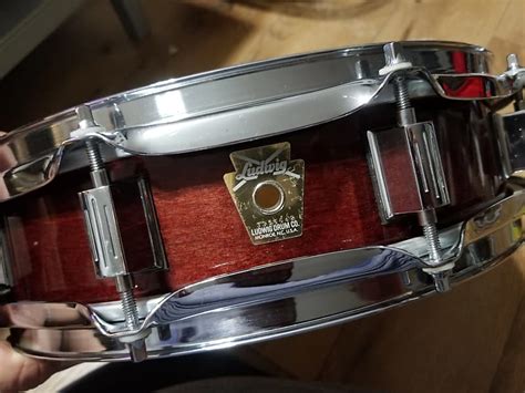 Ludwig Classic Maple 14 X 3 5 Piccolo Snare RARE Mahogany Reverb