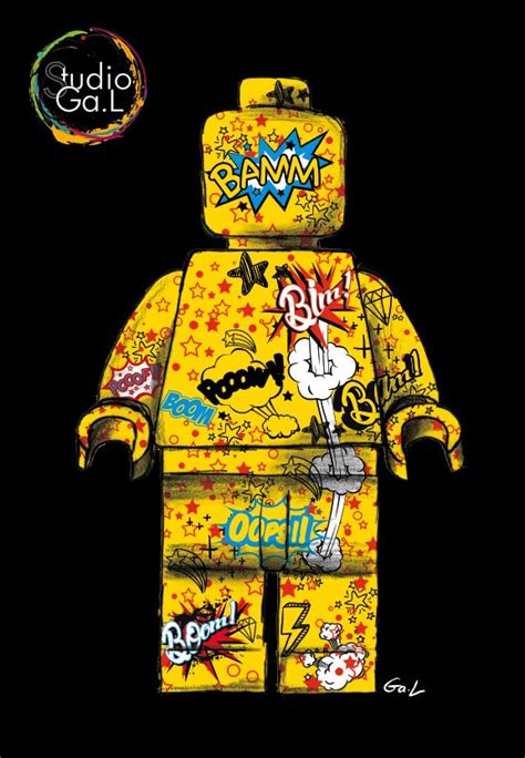 Lego Art Bim Peinture Pop Art Art De L Anatomie Humaine Tableau Pop Art