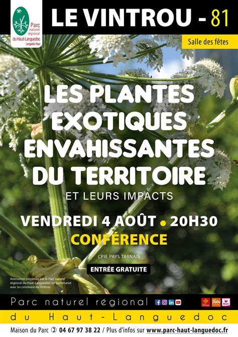 Conférence les plantes exotiques envahissantes du territoire et leurs