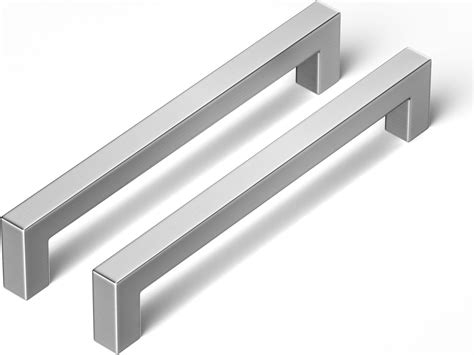 Johotone Cabinet Drawer Handles Aluminum Alloy Cupboard Handles Square