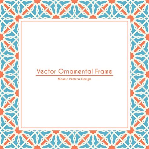 Premium Vector Vector Ornamental Decorative Frame