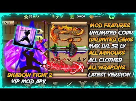 SHADOW FIGHT 2 MOD APK LIGHTNING GOD COMPOSITE SWORDS MAX LEVEL