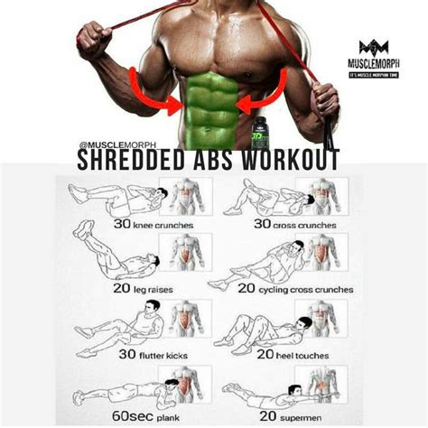 Pin By Tufan Guncan On Bodybuilding Workouts Shredded Abs Workout