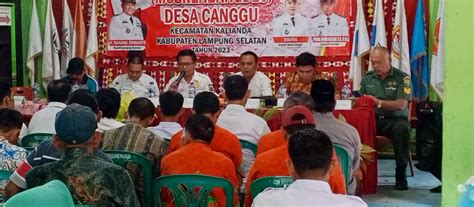 Pemdes Canggu Melaksanakan Musrenbangdes Penyusunan Rkpdes Tahun