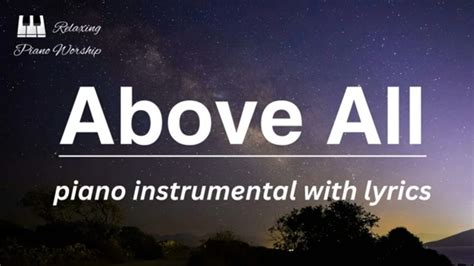 Above All Michael W Smith Piano Cover Youtube