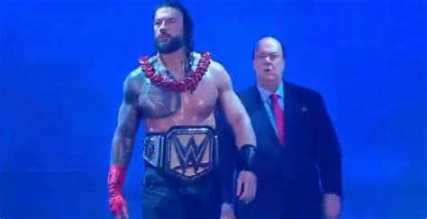 Wwe Crown Jewel Delivers One Of Roman Reigns Shortest Entrances