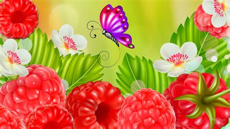 Обои Цветы Ягоды - 67 фото