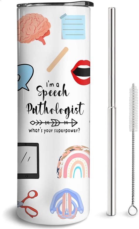 Amazon Mosdeim Speech Pathologist Gifts Slp Tumbler Oz Travel