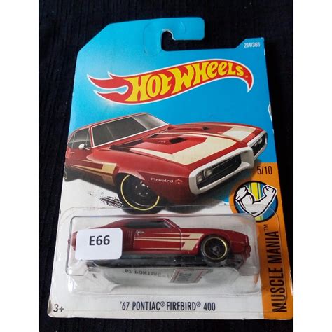 Hot Wheels Pontiac Firebird Muscle Mania Red Shopee Malaysia