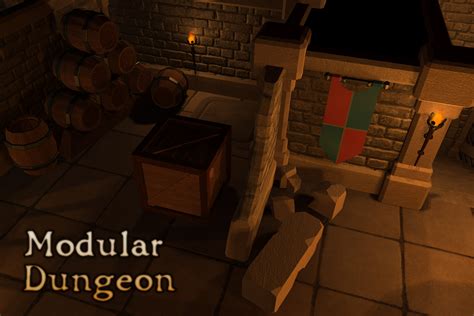 Modular Dungeon 3d Dungeons Unity Asset Store