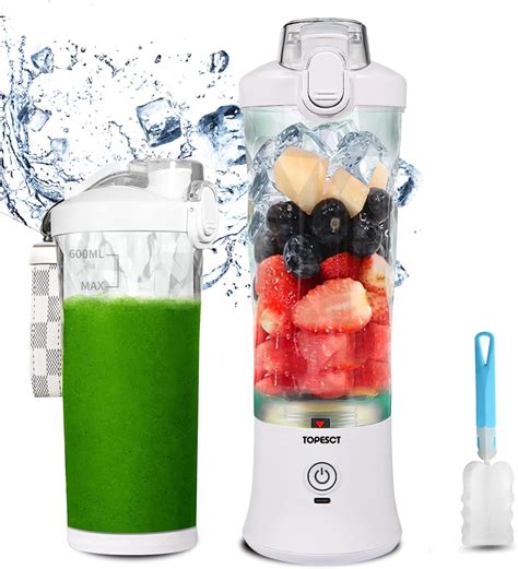 Topesct Ml Portable Blender Smoothie Maker Mini Smoothie Mixer Usb