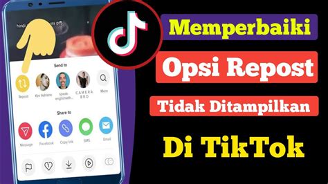 Cara Memperbaiki Opsi Repost Tidak Ditampilkan Di TikTok Fitur Baru