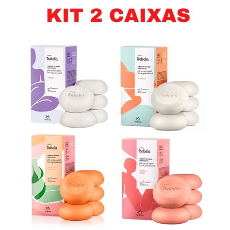 Caixa Sabonete Natura Tododia Kit Caixas Shopee Brasil