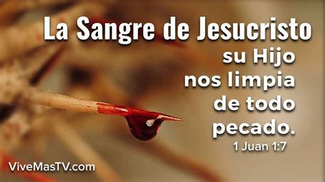 La Sangre De Jesucristo Nos Limpia De Todo Pecado YouTube