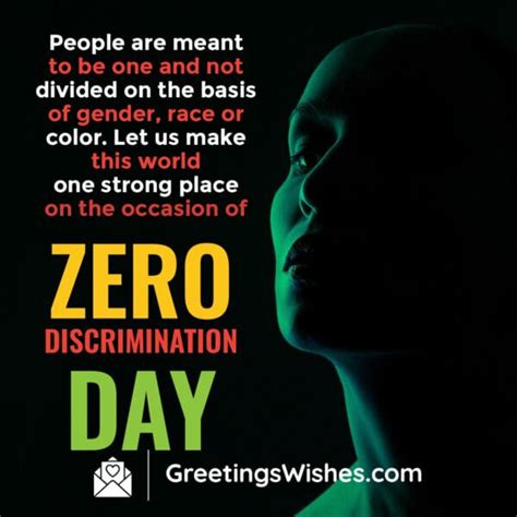 Zero Discrimination Day Quotes, Wishes, Messages (1 March ) - Greetings ...