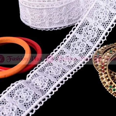 White Polyester Guipure Lace At Rs Meter In Surat Id