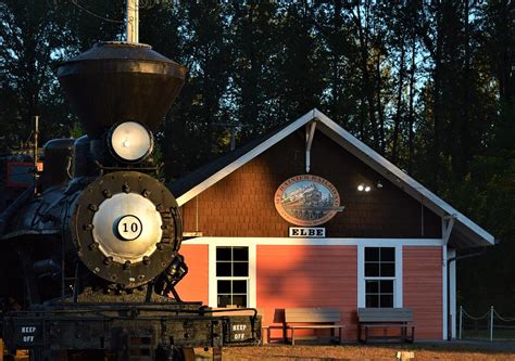 Elbe Depot and Train Photograph by Wenda Reed - Pixels