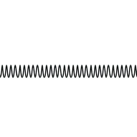 Argola Espiral Met Lica Passo Fegol Mm Preta Olmar