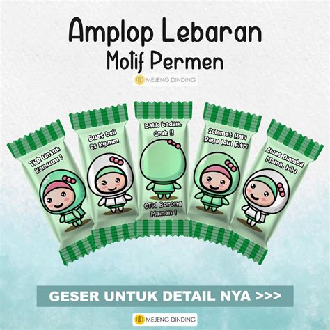 Jual ISI 15 AMPLOP PERMEN VIRAL AMPLOP PERMEN AMPLOP LEBARAN