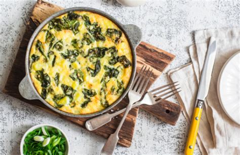 Receta de tortilla de espinacas fácil de preparar paso a paso