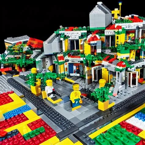 Brazilian Favelas Lego Set Brazil Favela Large Lego Stable