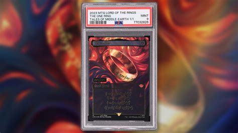 Mtg S Two Million Dollar The One Ring Has Been Found