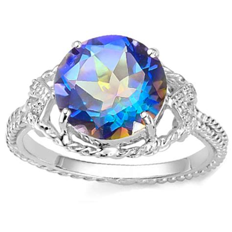 Jewelryroom Splendid K White Gold Over Solid Sterling Silver