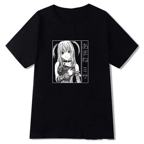 2021 New Anime Death Note Yagami Light T Shirt For Womanman Shopee