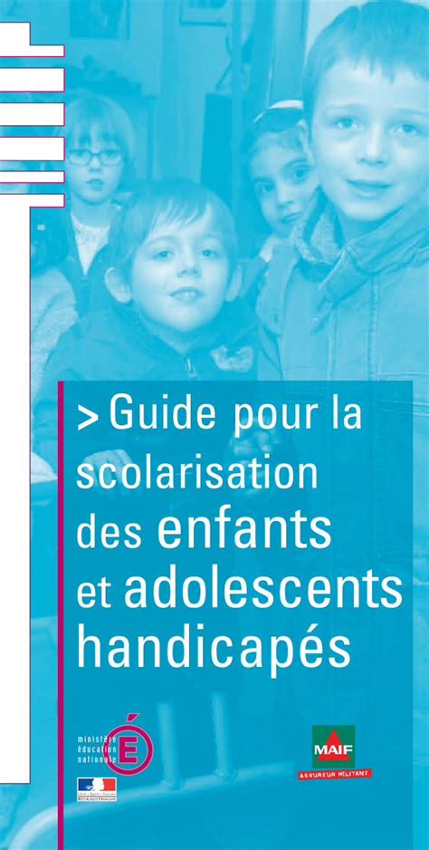 PDF Guide pour la scolarisation enfants adolescents handicapés