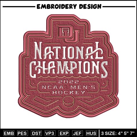 Denver Pioneers logo embroidery design,NCAA embroidery,Embro - Inspire ...