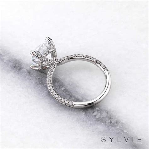 Unique Cushion Cut Solitaire Engagement Ring-S1633 | Wedding rings ...